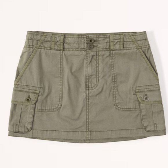 Abercrombie & Fitch Dresses & Skirts - Abercrombie 2000s Utility Micro Mini Skirt